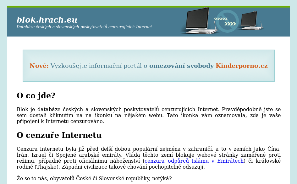 Web blok.hrach.eu